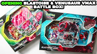 Opening Pokemon Blastoise VMAX amp Venusaur VMAX Battle Box [upl. by Levine112]