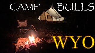 CAMP BULLS  Archery Elk Hunting Wyoming [upl. by Dolan795]