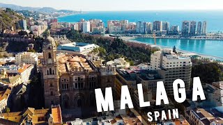 Malaga by drone  SPAIN 🇪🇸 [upl. by Merrily]