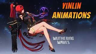 ALL Yinlin Animations in SlowMo  Wuthering Waves [upl. by Still]