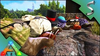 ACHATINA CEMENTING PASTE FARM 180 SNAIL TAME SNAILS WITH HATS  Ark Survival Evolved S3E41 [upl. by Snow419]