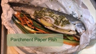 Recipe Share  Parchment Paper Fish [upl. by Nyladnor769]