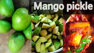 mango pickle  ಮಾವಿನಕಾಯಿ ಉಪ್ಪಿನಕಾಯಿ  mango pickle recipe in kannada  ಕಡಿಗಾಯಿ [upl. by Acimak913]