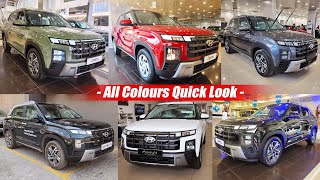 Hyundai Creta 2024 All Colours Quick Walkaround Look All 6 Colours [upl. by Souza]