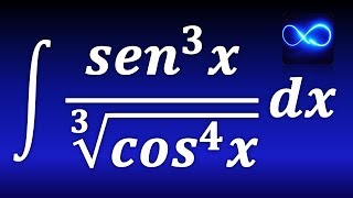 Integral de seno sobre raíz cúbica de coseno Funciones trigonométricas [upl. by Vaughan]