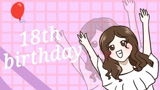 18th birthday meme animation ES MI CUMPLEEEE [upl. by Dhumma]