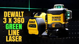 DeWalt 20V Max 3 x 360 Green Line Laser DCLE34030G — Pro Tool Reviews [upl. by Brena668]