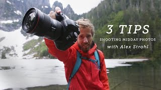 How To Shoot Photos In Midday Light  With Alex Strohl  Vlog  Content  Moment  All the things [upl. by Meek71]