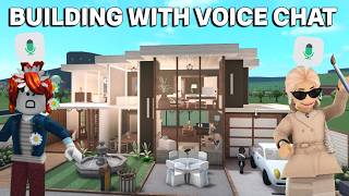 BUILDING A STRANGERS HOUSE With VOICE CHAT In BLOXBURG [upl. by Ettenad918]