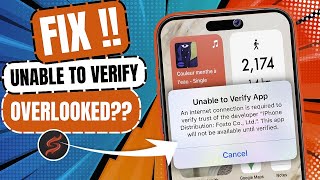 Solving Unable to Verify App Easy Steps for iOS Users [upl. by Gainer]