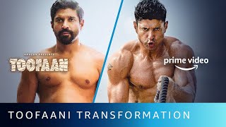 Toofaani Transformation Of Farhan Akhtar  Amazon Prime Video [upl. by Eudocia]