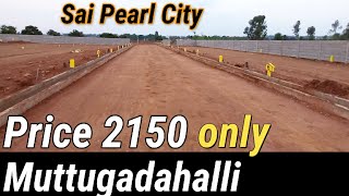 Sai Pearl City  Plots for Rs2150 only 3Km to Yelahanka RTO Off Doddaballapura road [upl. by Yarb]