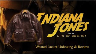 Wested Leather Destiny jacket Indiana Jones Cosplay unboxing and review [upl. by Ailati107]