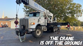 92 spider lift amp a crane removing a giant oak in 100 degree heat [upl. by Otho]