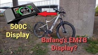 Bafang 500C Display  The best EMTB styled display [upl. by Uzziel]