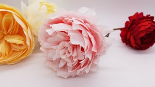 PanPastels and Crepe Paper Peony with Template [upl. by Woodcock]