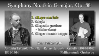 Dvořák Symphony No 8 Kubelík amp The Phil 1948 ドヴォルザーク 交響曲第8番 クーベリック [upl. by Elleimac837]