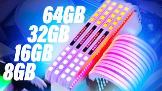 Wie viel RAM braucht man 2024 8GB vs 16GB vs 32GB vs 64GB [upl. by Dlared]