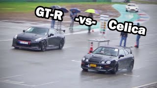 Toyota Celica GTFour vs Nissan R35 GTR vs Lexus GS450h [upl. by Tertias]