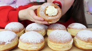 DONUTS with Chocolate Milk Mukbang ASMR Eating Sounds [upl. by Wesle]