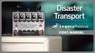 Disaster Transport Delay Legacy Reissue Video Manual  EarthQuaker Devices [upl. by Maeve]