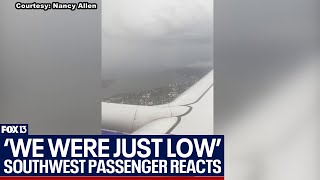 Passenger shares video from inside Southwest plane that flew too low [upl. by Chaves77]