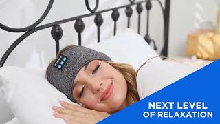 Wireless Bluetooth Sleeping HeadBand  Sleeping Wireless Headband  Product Video  TriNet Studios [upl. by Maxentia931]