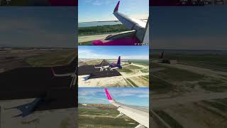 WIZZAIR A320 Lands in Venice During Windy Weather aviation msfspilot trending msfslanding [upl. by Irovi]