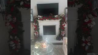 How to decorate a Fireplace mantel in 6 seconds  House of Bridgett [upl. by Surat]