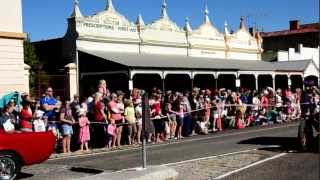 Beechworth Golden Horseshoes Festival 2012 Grand Parade [upl. by Einahteb]