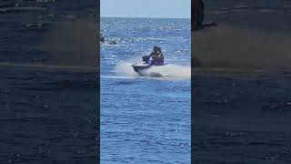 Jet Skiing Wave Jumping at the Venice Florida Jetty [upl. by Chapland]