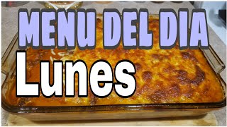 Menu del dia🧑🏾‍🍳LASAGNA de PAPA🥔con SALSA Casera Martucha F [upl. by Ennaitak237]