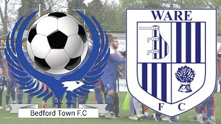 Bedford Town 2  1 Ware FC  Playoff Semi Final 010524 [upl. by Arinaj]