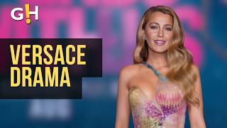 Blake Lively Turns Heads in Versace Amid Tension with Justin Baldoni  Entertainment News [upl. by Masry]