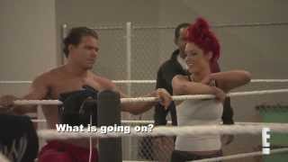 Total Divas Season 1 Episode 11 clip Natalya and Tyson Kidd bring their jealousies to the ring [upl. by Ardnaz]