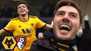 JIMENEZ HELPS SEAL HAT TRICK WIN Wolves Vs Bournemouth 20 Matchday Vlog [upl. by Llenyaj]