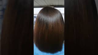 hair rebonding hair color plus Brazilian hair treatment [upl. by Strohbehn]