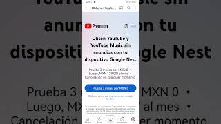 ✅YOUTUBE PREMIUM GRATIS POR 1 2 O 3 MESES [upl. by Jauch901]