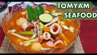 RESEP TOMYAM SEAFOOD  SEDERHANA ENAK amp SEGAR BANGET LUAR BIASAA [upl. by Eicnahc]