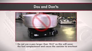 Sterno Products  How to Safely Operate Your Sterno Butane Stove [upl. by Tallbot]