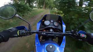 Kawasaki KLR650 Tengai GoPro hero 8 Black Windslayer [upl. by Farman]