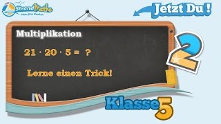 Multiplikation Zahlen multiplizieren  mal rechnen  Klasse 5 ★ Übung 2 [upl. by Ahterahs]