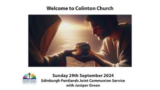 Edinburgh Pentlands Morning Service of Holy Communion 29th September 2024 [upl. by Skcirdnek758]