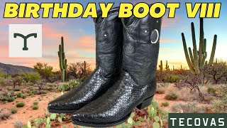 Tecovas quotBirthday Boot VIIIquot Limited Edition Boot Review [upl. by Burke]