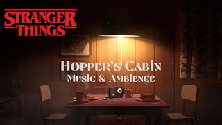 Hopper’s Cabin  Stranger Things ASMR Music amp Ambience for Deep Sleep and Relaxation [upl. by Eerazed]