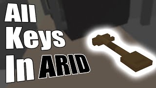 How to get ALL keys in Arid  Unturned Arid Key GuideOUTDATED [upl. by Nahallac860]