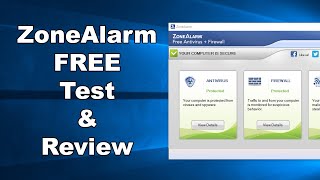 ZoneAlarm Free Antivirus Test amp Review 2019  Antivirus Security Review [upl. by Fredi]