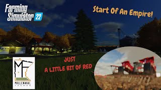 MN Millennial Farmer  Start Of An Empire  Farming Simulator 22 [upl. by Olimac479]