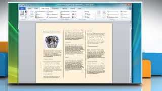 How to Make a TriFold Brochure in Microsoft® Word [upl. by Branden8]