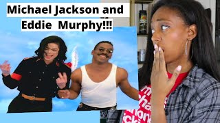 Whatzupwitu REACTING TO A MICHAEL JACKSON AND EDDIE MURPHY DUET [upl. by Lonergan]